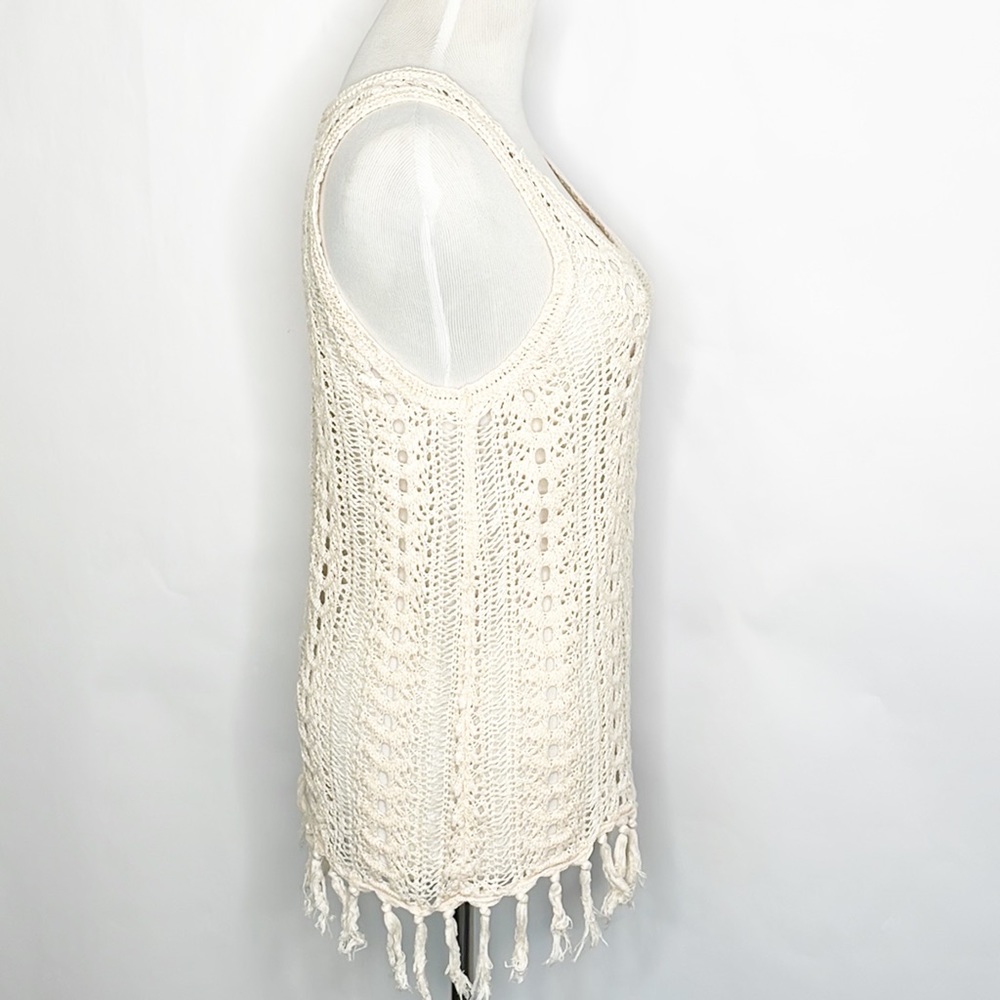 Lucky 🍀 Brand Boho Crocheted Tank (M/L) - Picture 3 of 6